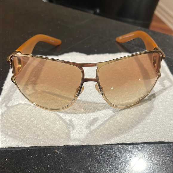 Christian Dior Precoll 2 VINTAGE Color Kareq Sunglasses from the 80s with case. - Picture 1 of 16